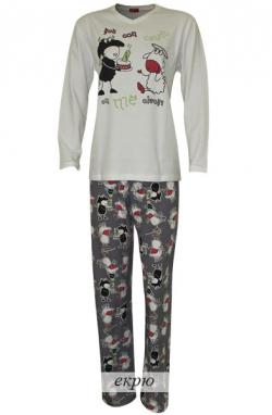 Дамска пижама зимна 2015М