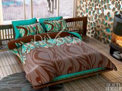 Шалте за легло Alina Turquoise 