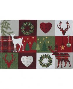 Декоративна възглавница с пълнеж от пух и пера Christmas Tales