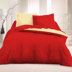 Спален комплект Червено - екрю