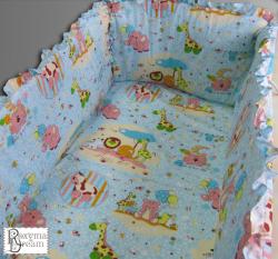 Обиколник за кошара Зоопарк в синьо