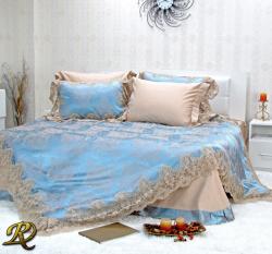 Спален комплект с дантела Алис тюркоаз