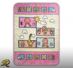 ОДЕЯЛО БЕБЕ РОЗОВО