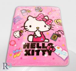 Бебешко одеяло Hello Kitty