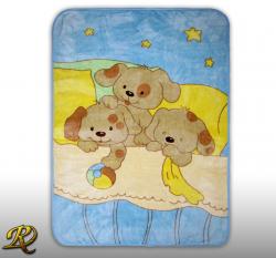 Бебешко одеяло Кученца