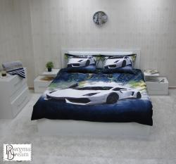 Спален комплект памучен сатен Ламборгини