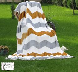 Одеяло Зиг Заг оранж